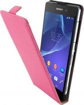 Mobiparts Premium Flip Case Sony Xperia Z2 Pink