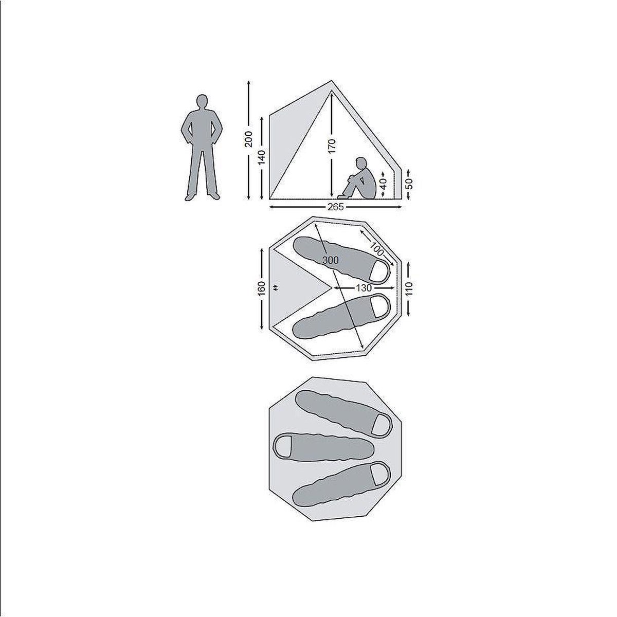 Nordisk Asgard 7.1 M² Tent Technical Cotton - Beige - 3 Persoons