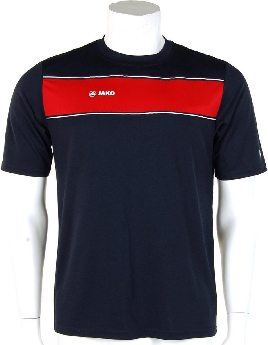 Jako T - Sportshirt -  Heren - Maat S - Dark Navy;Red - JAKO