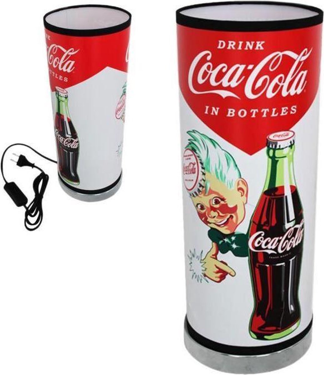 Coca Cola verlichting Tafellamp deco cilinder
