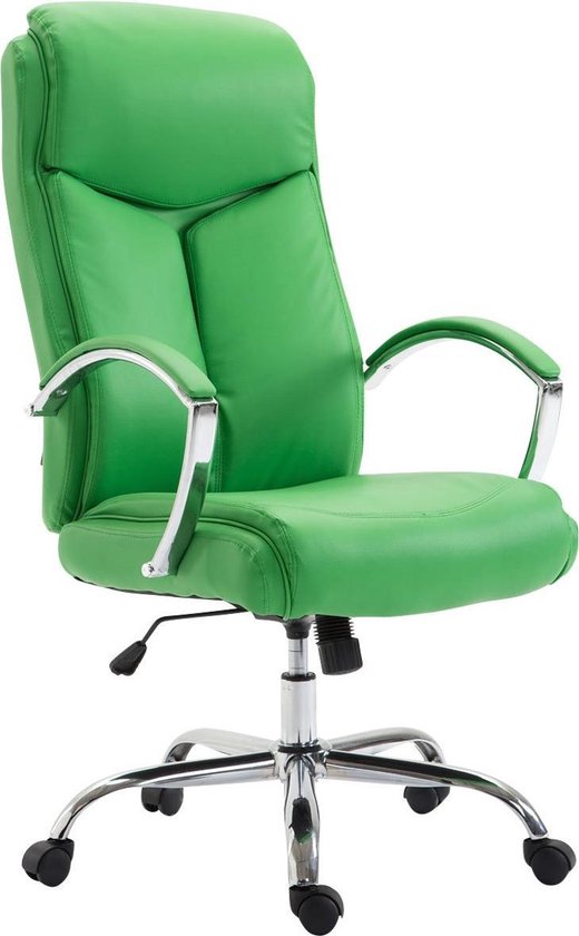 CLP Vaud XL Bureaustoel - Kunstleer groen