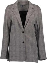 Blue Seven dames colbert zwart/wit ruit - maat 46