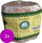 Salt Skill Himalaya Liksteen - Voedingssupplement - 3 x 1.50 kg Rond+touw