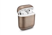 iCarer - Klassieke Etui voor Apple AirPods - Champagne