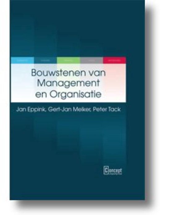 Bouwstenen van management en organisatie - cover