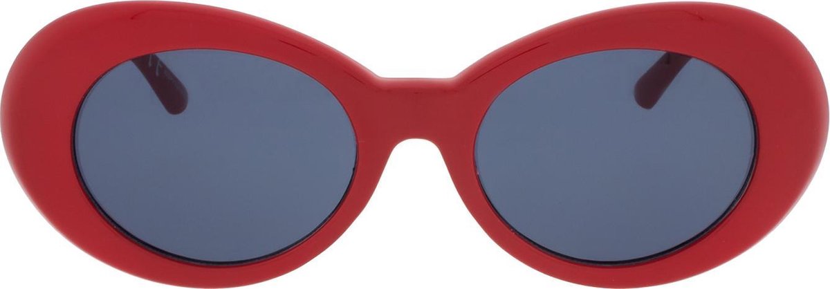 Icon Eyewear Zonnebril GRUNGE - Rood montuur - Grijze glazen
