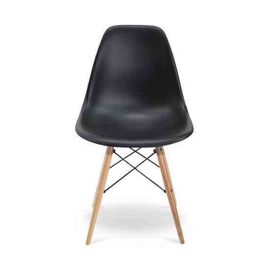 Eetkamerstoelen stoel - Set van kuipstoelen - Zwart | bol.com
