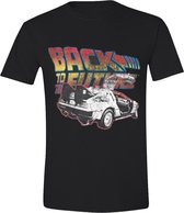 Back To The Future Classic logo Heren T-shirt XXL