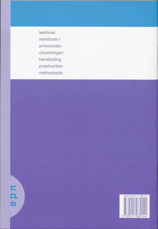 Getal en ruimte / 2 Havo/vwo 2 / deel Antwoorden 9789011082144 L.A. Reichard Boeken Getal en ruimte / 2 Havo/vwo 2 / deel Antwoorden 9789011082144 L.A. Reichard Boeken