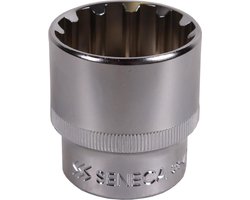 twaalfkant spline dop - 11 mm - 1/2 duims aansluiting - meertanddop - veeltanddop - dop - seneca
