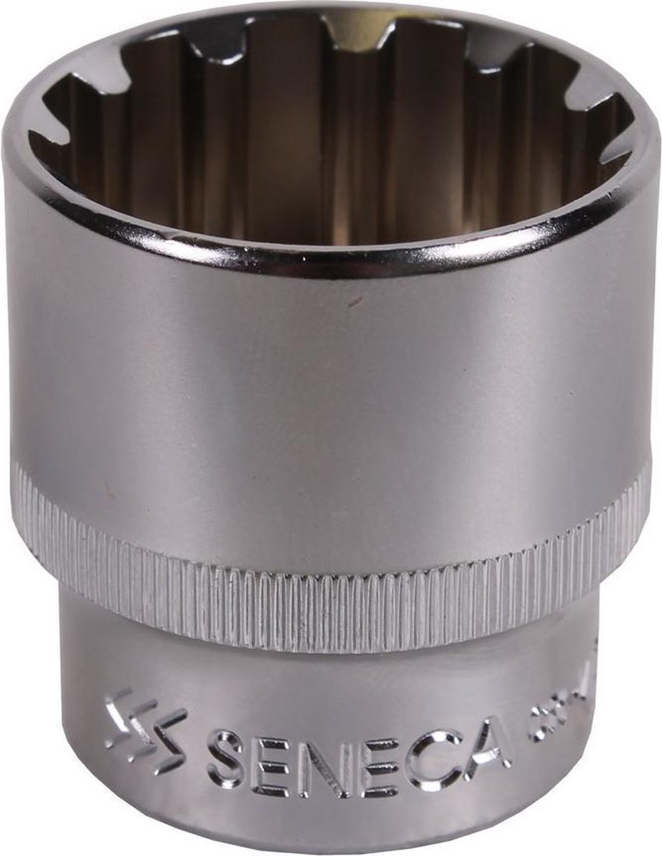 twaalfkant spline dop - 11 mm - 1/2 duims aansluiting - meertanddop - veeltanddop - dop - seneca