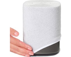 Soundskins – Luxe textielhoes / Luidsprekeraccessoire – Compatibel met Sonos One (SL) - Rookwit