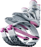 Kangoo Jumps KJ-XR3 reboundschoenen, Special Edition. Wit / Roze, maat XS (32-35)