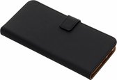 Luxe Softcase Booktype Samsung Galaxy A6 Plus (2018) hoesje - Zwart