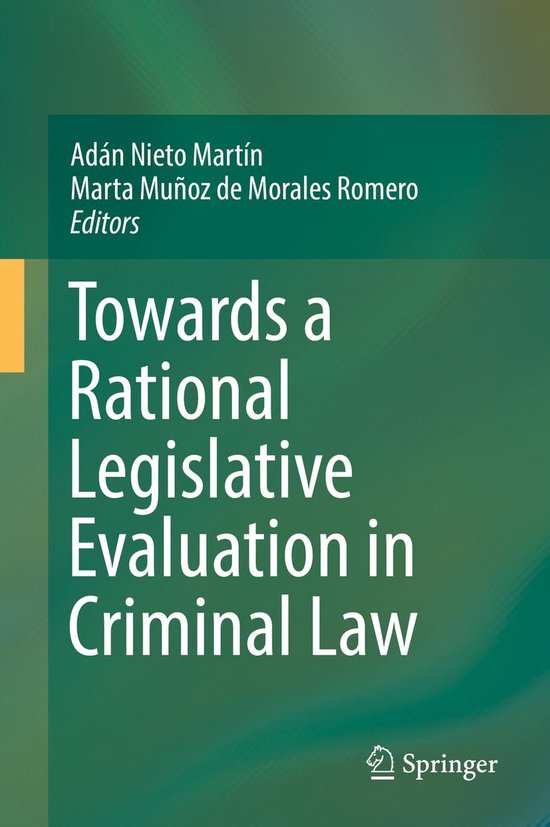 Law and Criminology (R0) - Towards a Rational Legislative Ev ... - cover