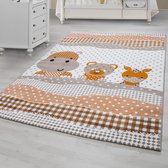 Kindervloerkleed -  Beertjes – Beige - 160x230