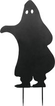 Europalms - Halloween - Decoratie - Versiering - Accesoires - Silhouette Metal Ghost 75cm