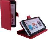 Microsoft Lumia 640 XL Luxury PU Leather Flip Case With Wallet & Stand Function Rood Red