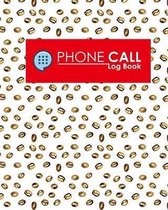 Phone Call Log Book
