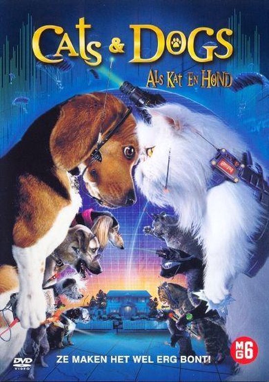 Cover van de film 'Cats & Dogs'