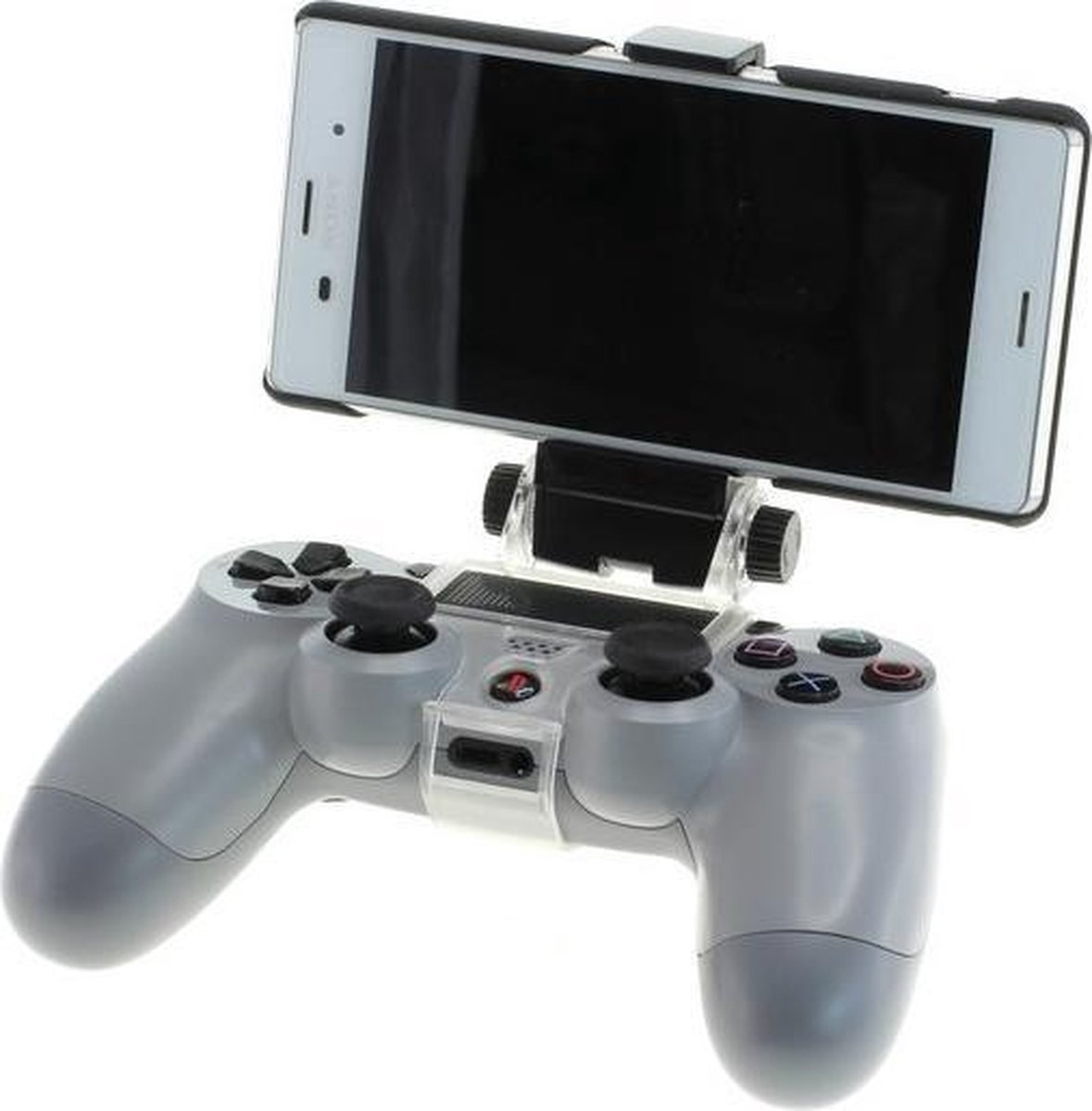 Smartphone houder met OTG adapter voor PlayStation 4 controllers