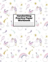 Handwriting Practice Paper Workbook