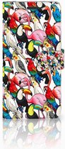 Geschikt voor Samsung Galaxy S8 Plus Bookcover hoesje Birds