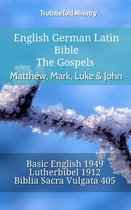 Parallel Bible Halseth English 697 - English German Latin Bible - The Gospels - Matthew, Mark, Luke & John