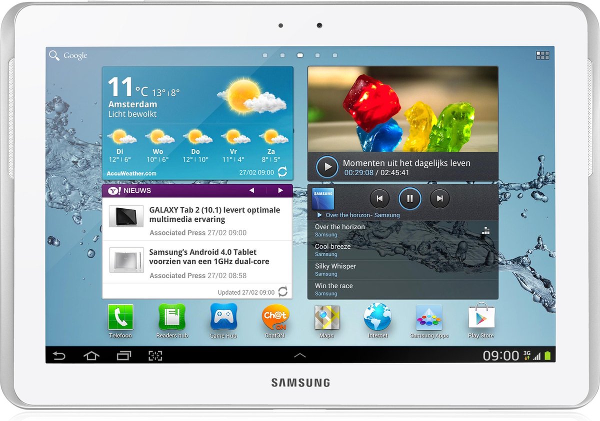 Ontstaan mug Concurreren Samsung Galaxy Tab2 10.1 (P5100) - WiFi + 3G - Wit | bol.com