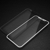 Lenuo DF voor iPhone X 0.3mm 9H oppervlakte hardheid 3D Arc Edge volledige dekking explosieveilige getemperd glas Front display beschermer (zwart)