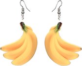 Fako Bijoux® - Oorbellen - Groente & Fruit - Bananen