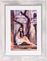 Fotolijst - Henzo - Aimée - Fotomaat 13x18 cm - Wit