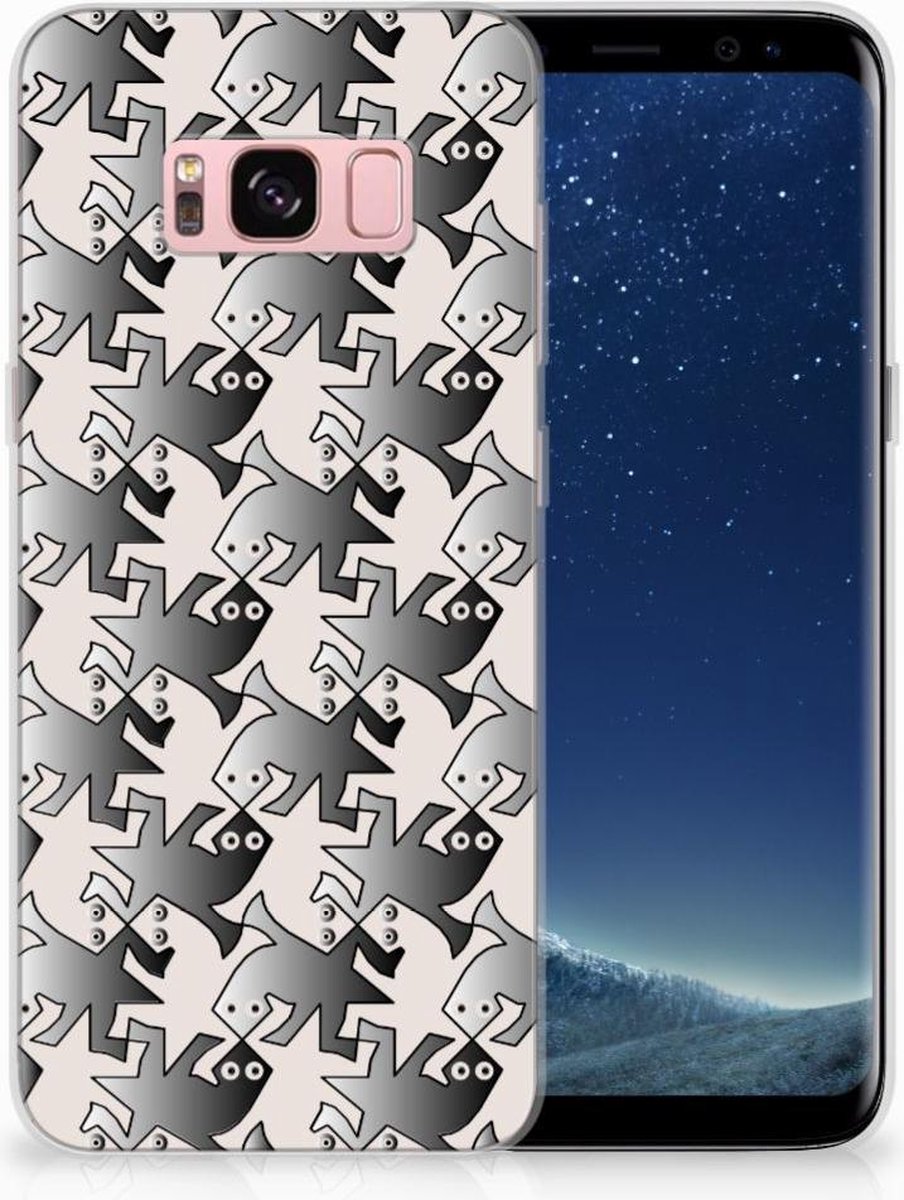 Samsung Galaxy S8 TPU Hoesje Salamander Grey