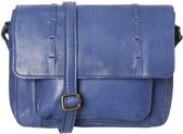 Felicity Leather Large crossbody indigo blue