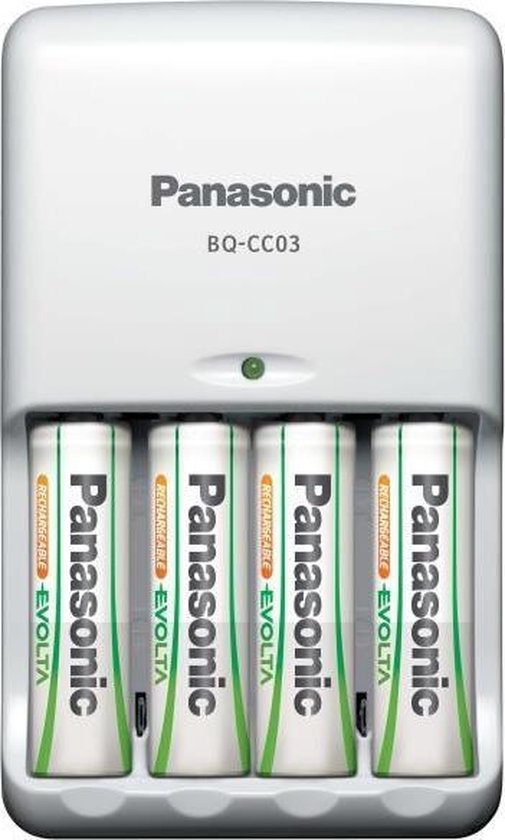 vertaler deelnemer acuut Panasonic BQ-CC03 Wit Batterijlader voor binnengebruik | bol.com