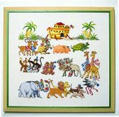 Borduurpakket Happy dream collection  Noah's ark van Permin