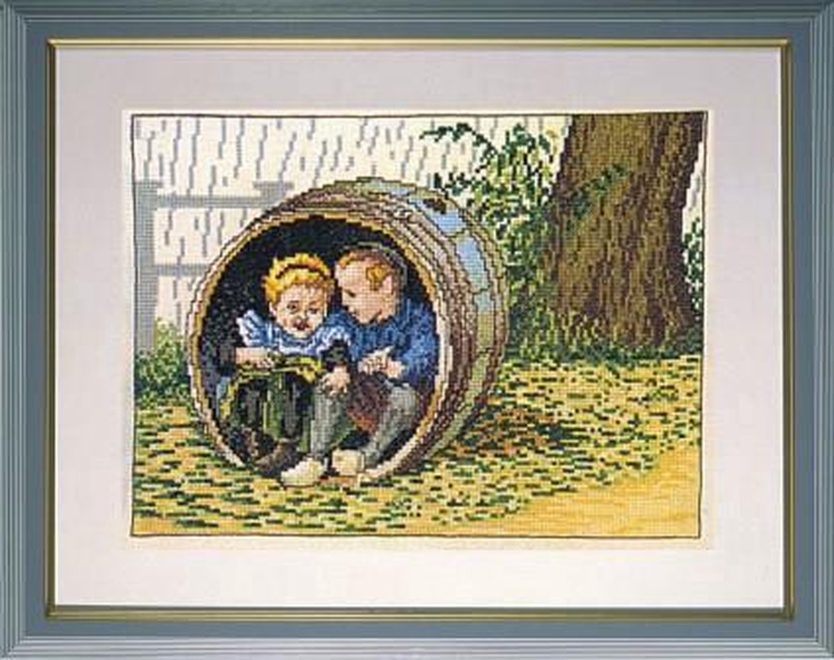 borduurpakket 19002 cornelis jetses, ot en sien, in de ton