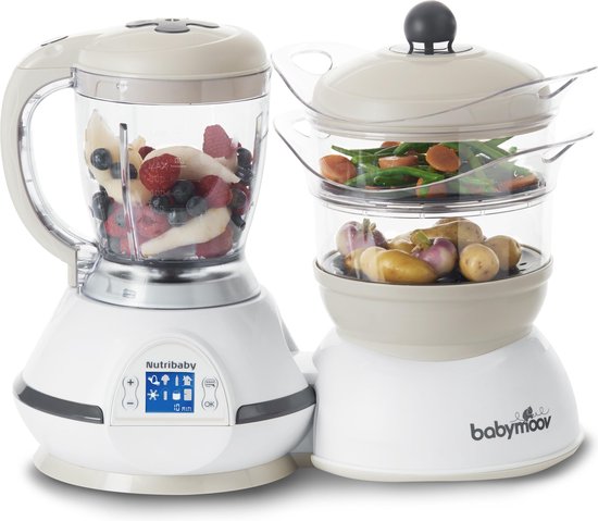 Babymoov Nutribaby - Robot de cuisine pour bébé - Crème | bol.com