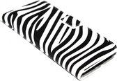 Zebra hoesje kunstleer Geschikt voor iPhone 6 (S) Plus