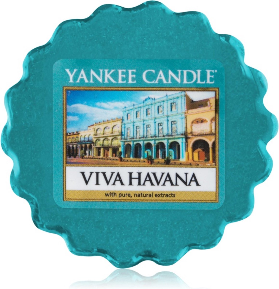 Yankee Candle Waxmelt - Viva Havana licht blauw