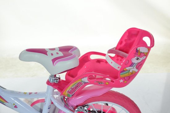 Dino Bikes Unicorn Kinderfiets 16 inch – Met Zijwieltjes – Meisjesfiets 4-6 Jaar — afbeelding 5
