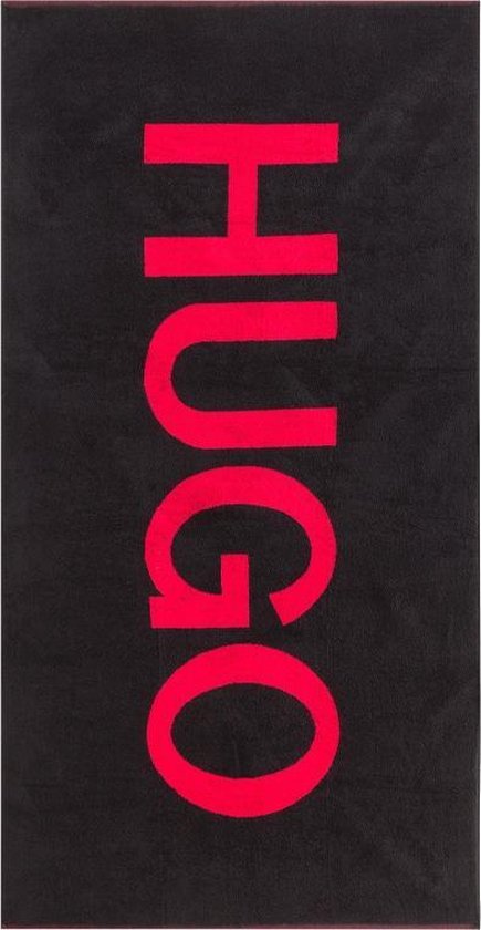 Hugo Boss strandlaken logo - zwart/rood | bol.com