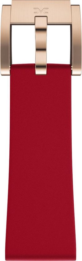 red silicon strap / rose clasp