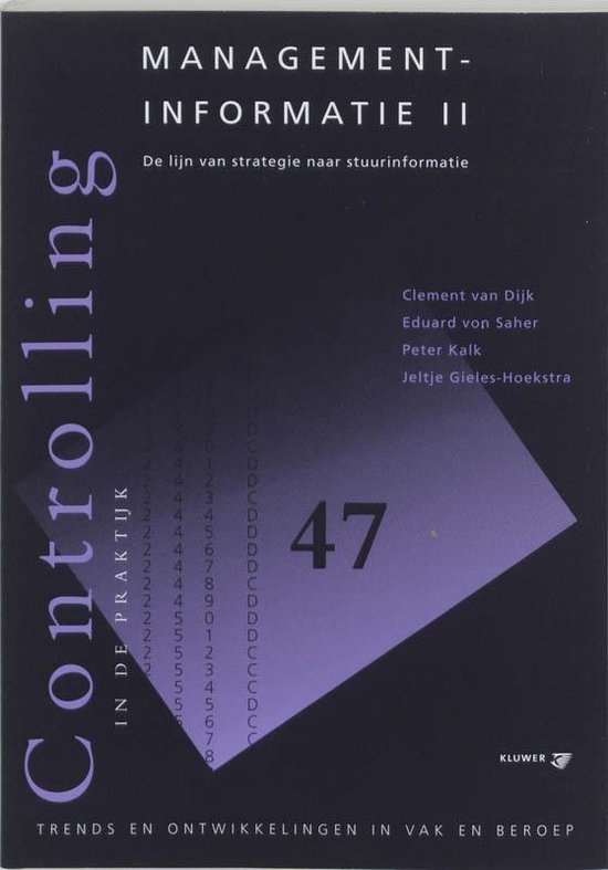 Cover van het boek 'Managementinformatie / II / druk 1' van Clement van Dijk en Eduard von Saher