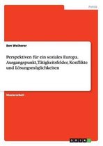 Perspektiven Fur Ein Soziales Europa. Ausgangspunkt, Tatigkeitsfelder, Konflikte Und Losungsmoglichkeiten