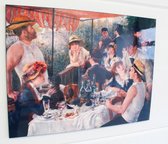 Schilderij van Luncheon of the Boating Party op hout (60 x 80)