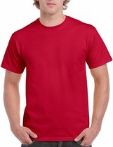 Chemise en coton rouge cerise adulte XL (42/54)