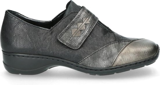 Rieker - 58397 - Instappers - Dames - Maat 40 - Zwart;Zwarte - 90 |  bol.com
