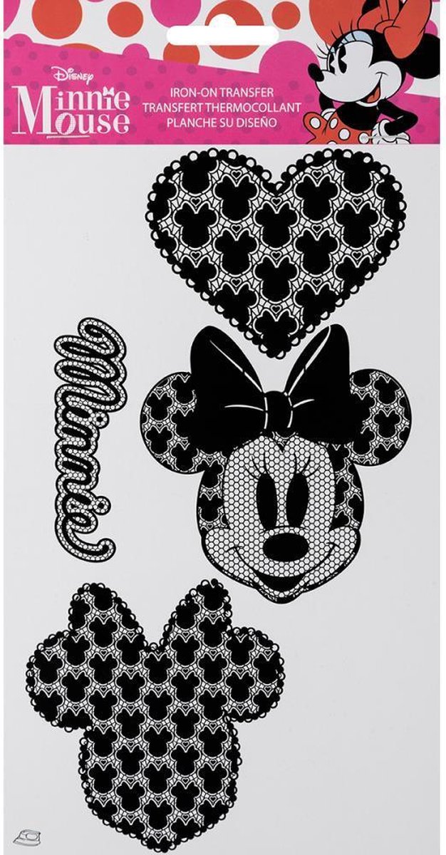 Disney - Minnie Mouse - Strijkbutton - 3stuks