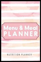 Menu & Meal Planner Nutrition Planner